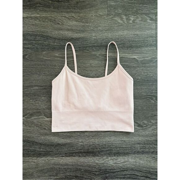 Athleta Aurora Blush Pink Seamless Cami Size Small - Picture 1 of 8